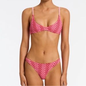 NWT TRIANGL maia alina swimsuit set | crotchet bikini